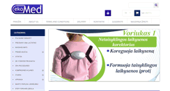 Desktop Screenshot of ekomed.lt